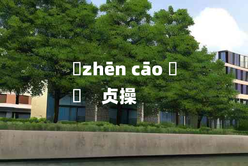 
	zhēn cāo 	
	    贞操