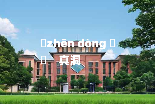 
	zhēn dòng 	
	    真洞