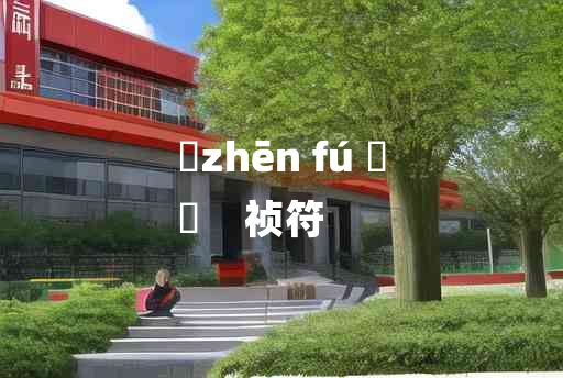 
	zhēn fú 	
	    祯符