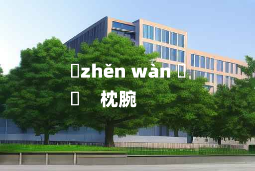 
	zhěn wàn 	
	    枕腕