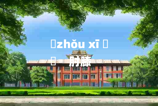 
	zhǒu xī 	
	    肘膝