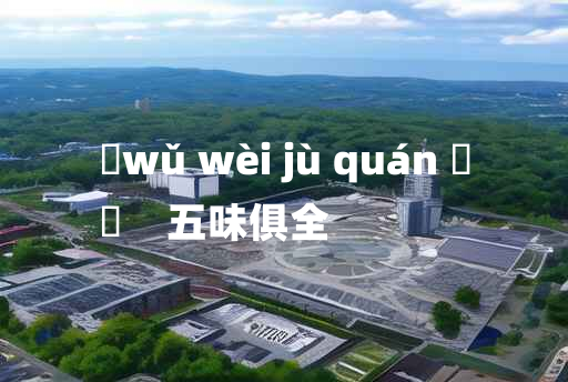 
	wǔ wèi jù quán 	
	    五味俱全