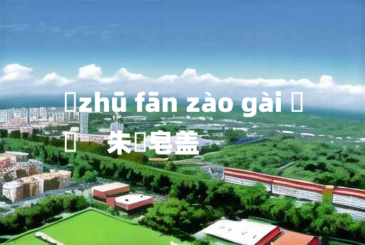 
	zhū fān zào gài 	
	    朱轓皂盖