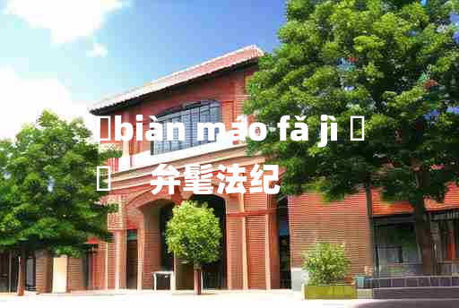 
	biàn máo fǎ jì 	
	    弁髦法纪