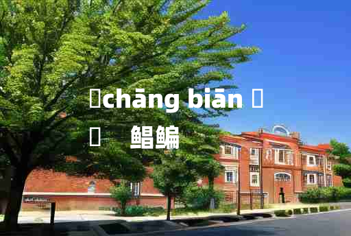 
	chāng biān 	
	    鲳鳊