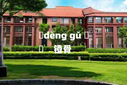 
	dèng gǔ 	
	    镫骨