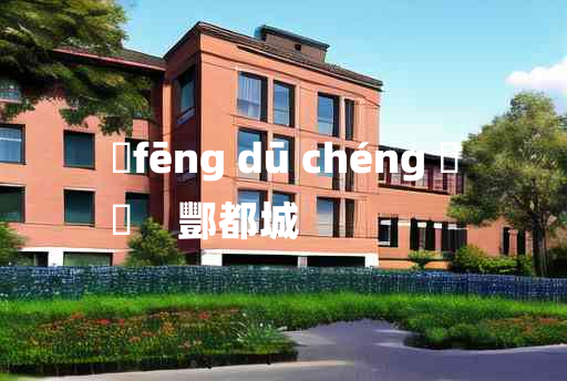 
	fēng dū chéng 	
	    酆都城