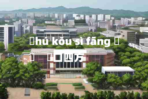 
	hú kǒu sì fāng 	
	    餬口四方