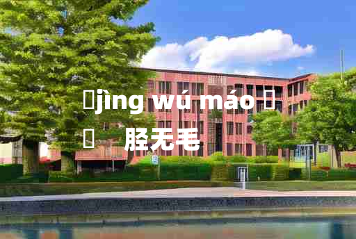 
	jìng wú máo 	
	    胫无毛