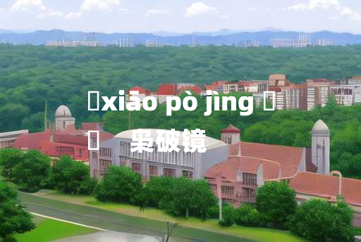 
	xiāo pò jìng 	
	    枭破镜