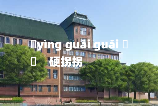 
	yìng guǎi guǎi 	
	    硬拐拐