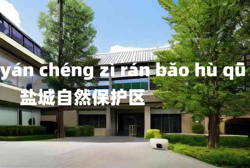 
	yán chéng zì rán bǎo hù qū 	
	    盐城自然保护区